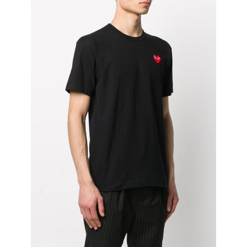 Black cdg cheap t shirt