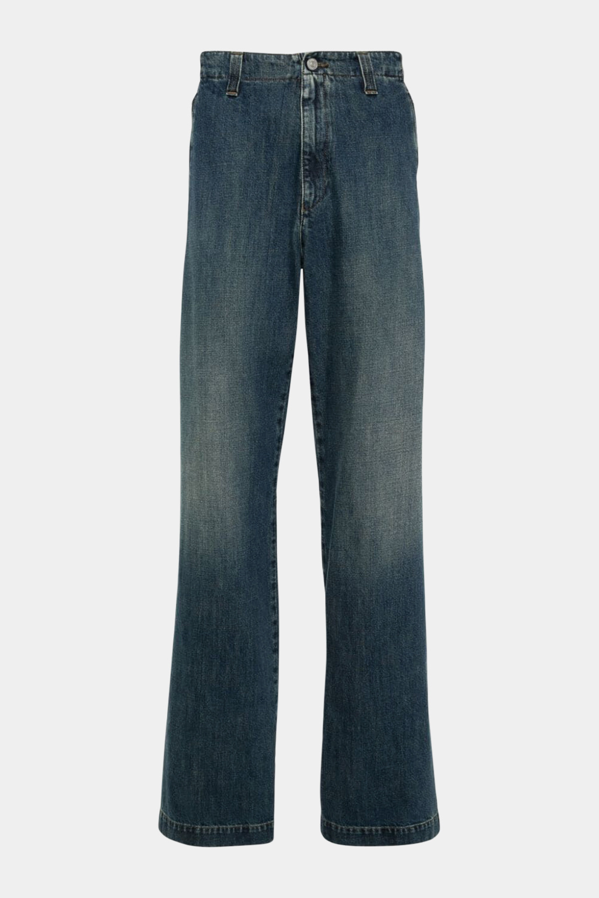 MM6 Maison Margiela wide-leg jeans with zip | Société Anonyme