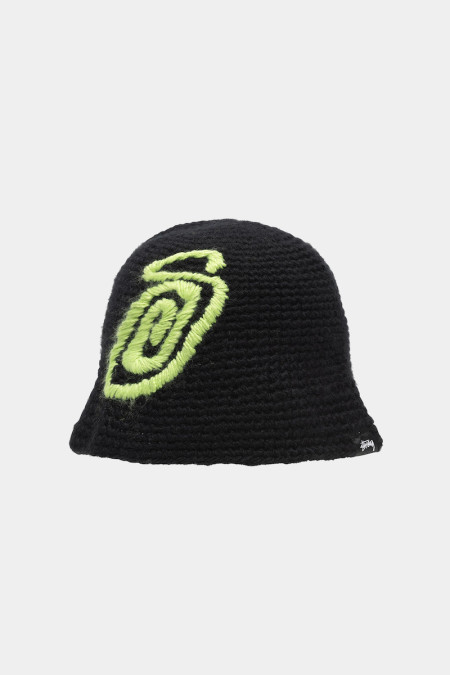 Swirly S Knit Bucket Hat 1321208