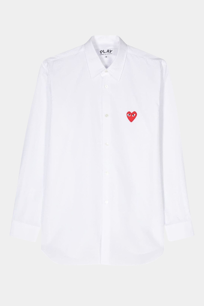 Cdg play men's shirt hotsell