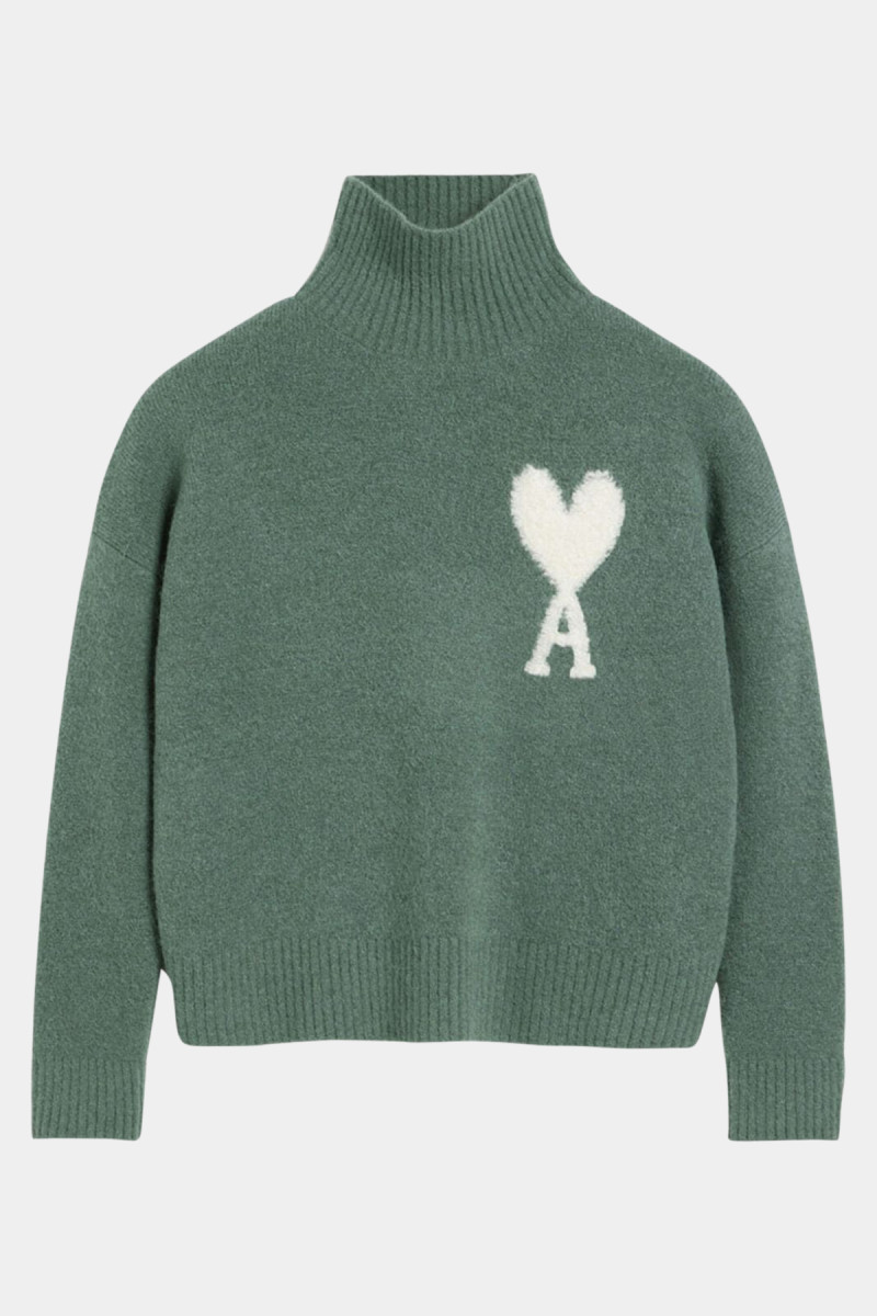 AMI Paris AMI de Coeur Logo Turtleneck Societe Anonyme Firenze