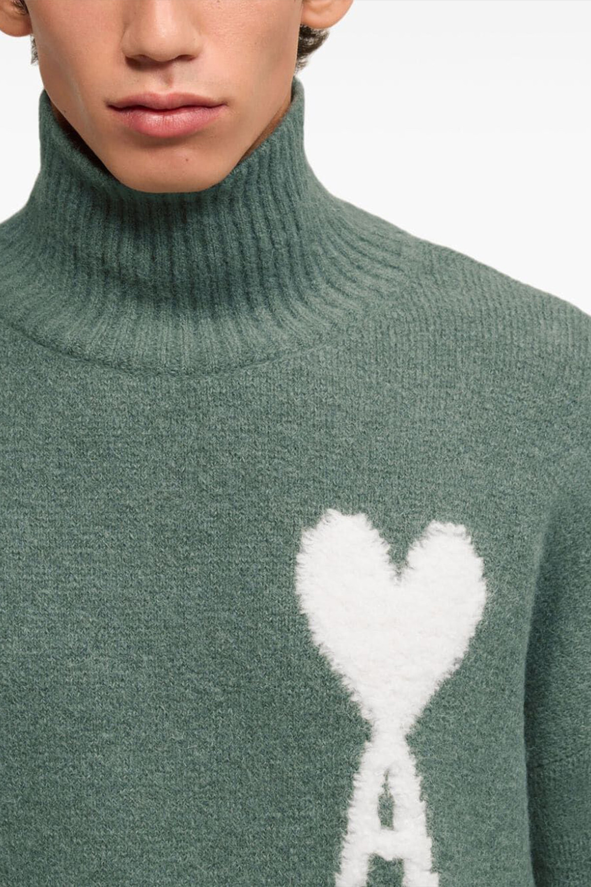 AMI Paris AMI de Coeur Logo Turtleneck Societe Anonyme Firenze