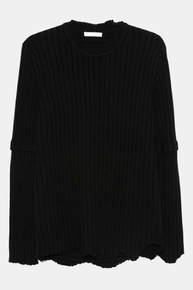 Helmut lang black sweater hotsell