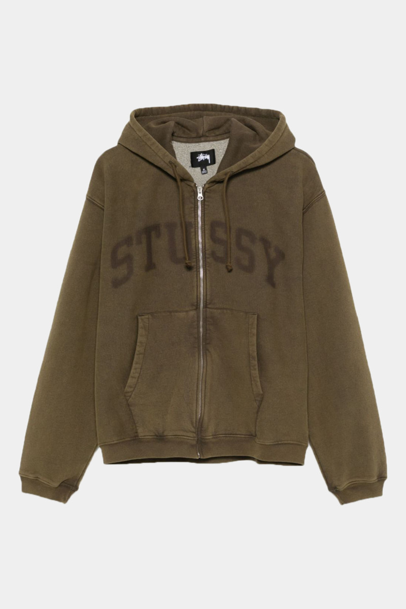 Faded Graphic Zip Hood 118553