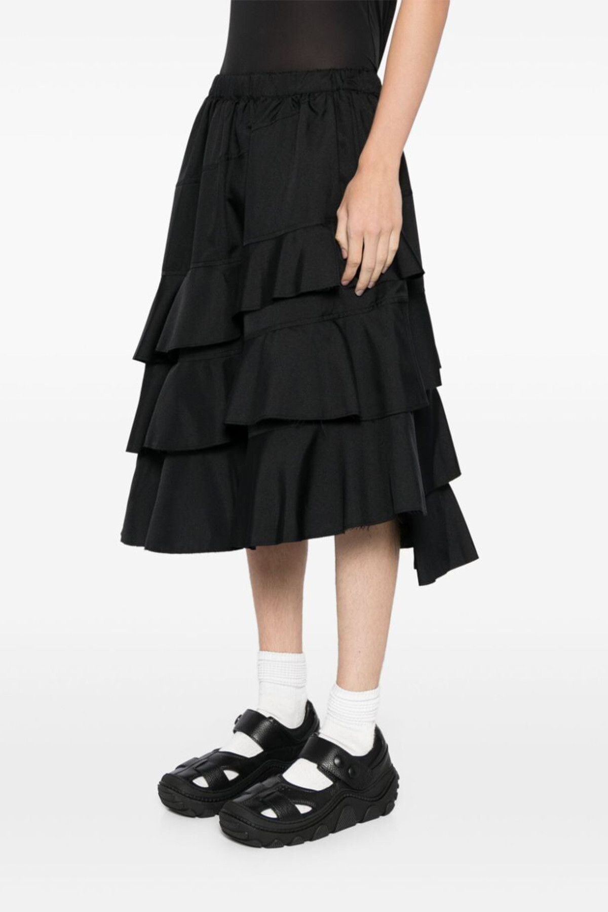 Comme des Garçons Black Ruffle Skirt