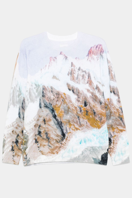 Printed Knit Sweater VN000HMFWHT1