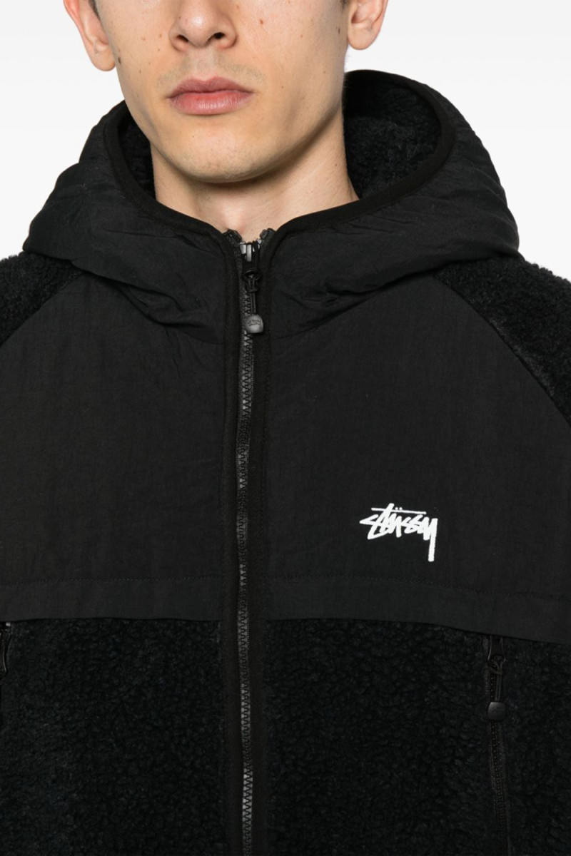 Sherpa Paneled Hooded Jacket 118530 I24