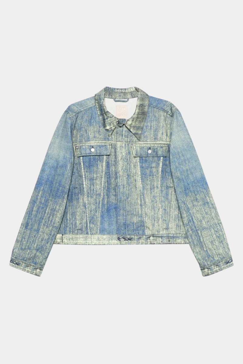 Paint Denim Jacket AU00021 002