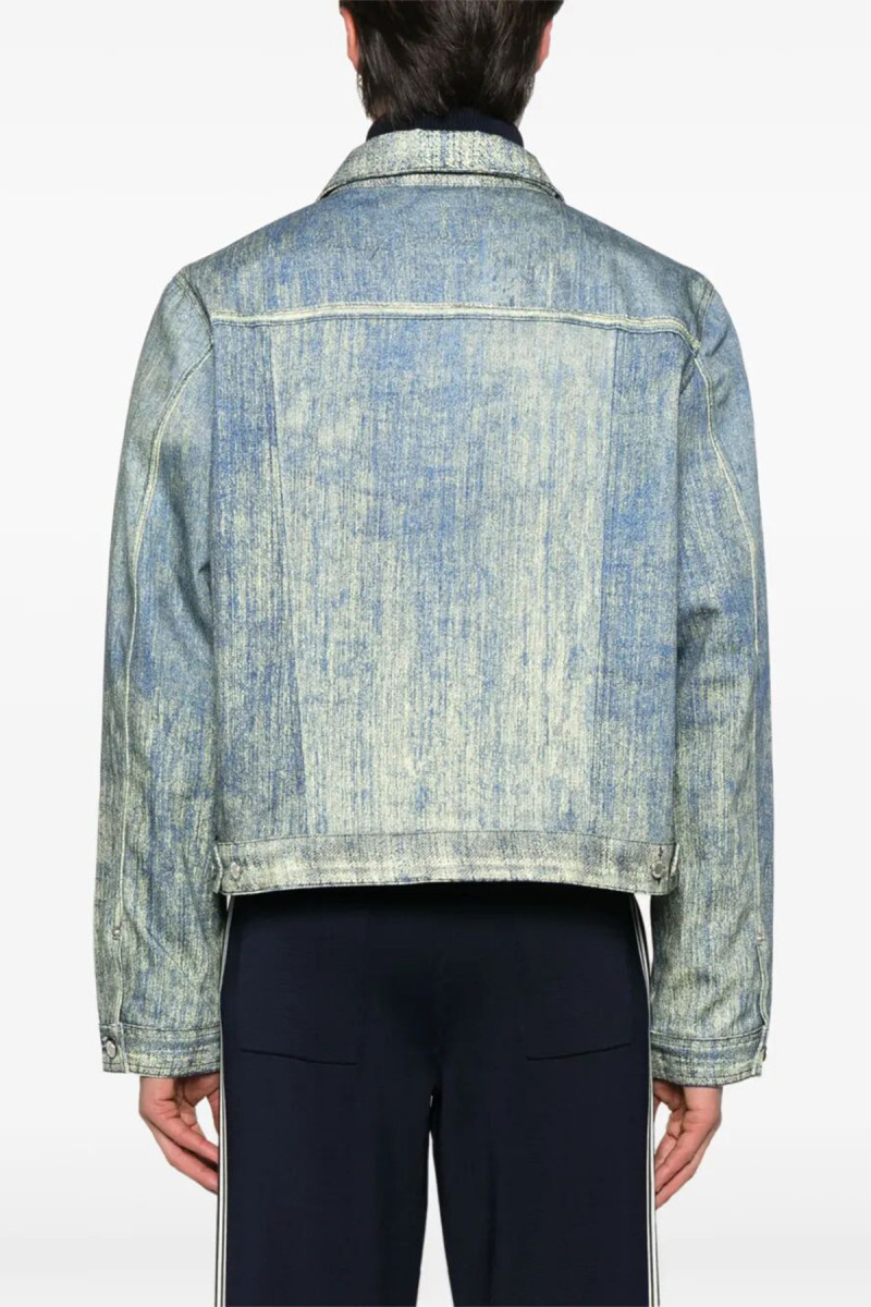 Paint Denim Jacket AU00021 002