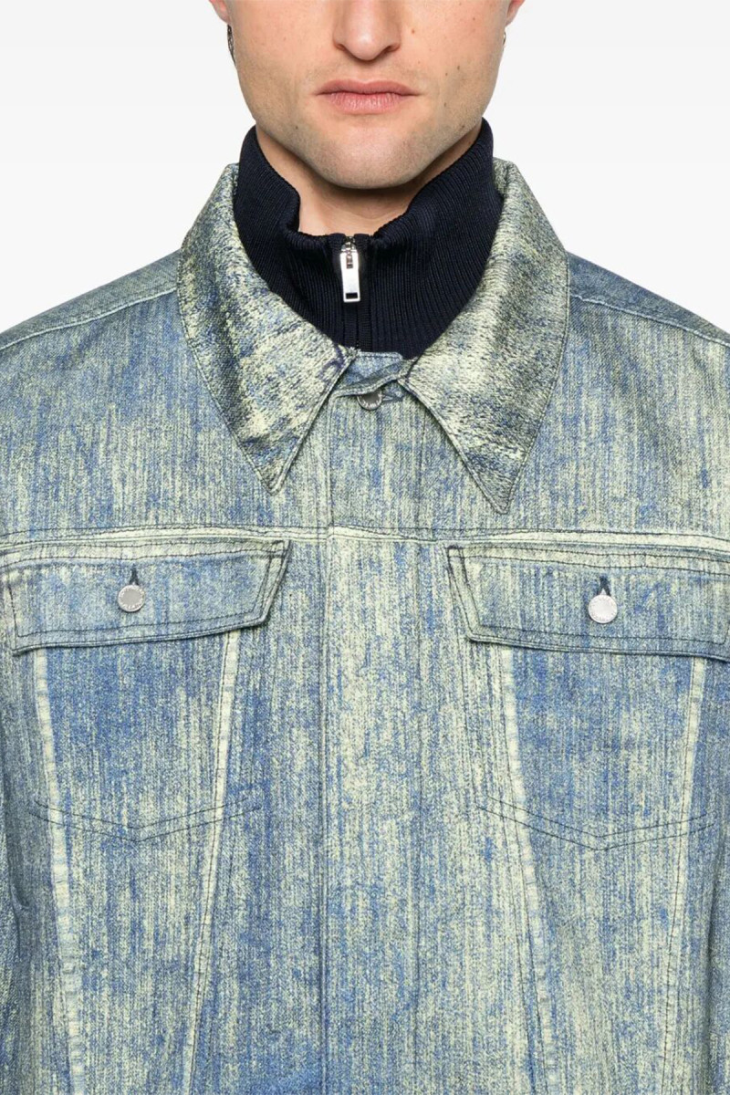 Paint Denim Jacket AU00021 002